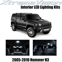 XtremeVision Interior LED for Hummer H3 2005-2010 15 pcs Pure White Interior LED Kit   Installation Tool