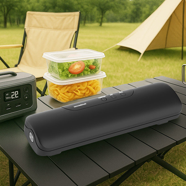Vacuum Sealer Machine + 10 Vacuum Bags, Fast-Compact/Multi-Functional Food Vacuum Sealer with External Vacuum System