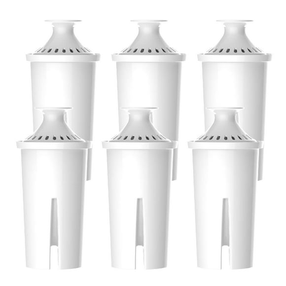 Waterspecialist NSF Certified Pitcher Water Filter, Replacement for Brita classic 35557, OB03, Mavea 107007, Brita Pitchers Grand, Lake, Capri, Wave and More (Pack of 6)