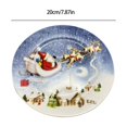 thumbnail image 3 of Campana Para Cocina Eight Inch Ambient Christmas Ceramic Bowl High Temperature Dishware Christmas Dinnerware Dishwasher And Microwave Safe, 3 of 6