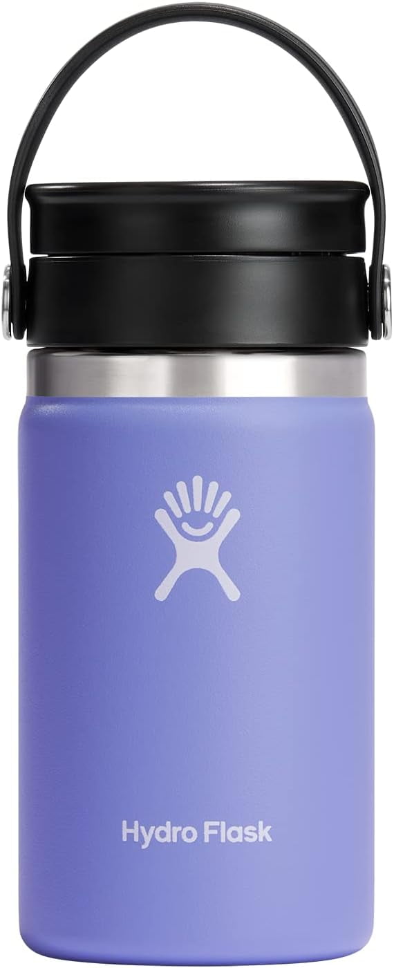 Hydro Flask 12 oz Wide Mouth with Flex Sip Lid Stainless Steel Reusable  Water Bottle Lupine - Vacuum Insulated, Dishwasher Safe, BPA-Free, Non-Toxic