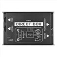 thumbnail image 3 of 2X CAJA DIRECTA Profesional Caja DI-Box Pasiva Monocanal Caja de Inyección Directa Señal Balanceada y Desequilibrada, 3 of 5