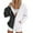 Black, variant on Women’s Casual Pullover Hoodie For Daily Wear And Outings With Lined Warmth And Color Block Design For Winter Comfort Brown M