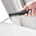 thumbnail image 6 of Floor Mount Bathtub Faucet Freestanding Tub Filler Matte Black Standing High Flow Shower Faucets with Handheld Shower Mixer Taps Swivel Spout, 6 of 7