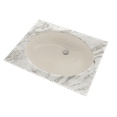 thumbnail image 3 of TOTO® Dantesca® Oval Undermount Bathroom Sink with CEFIONTECT, Sedona Beige - LT597G#12, 3 of 3