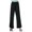 Black, variant on CPNG Girls Casual Sweatpants Solid Color Straight Leg Elastic Waist Baggy Sweatpants Loose Lightweight Street Style Pants
