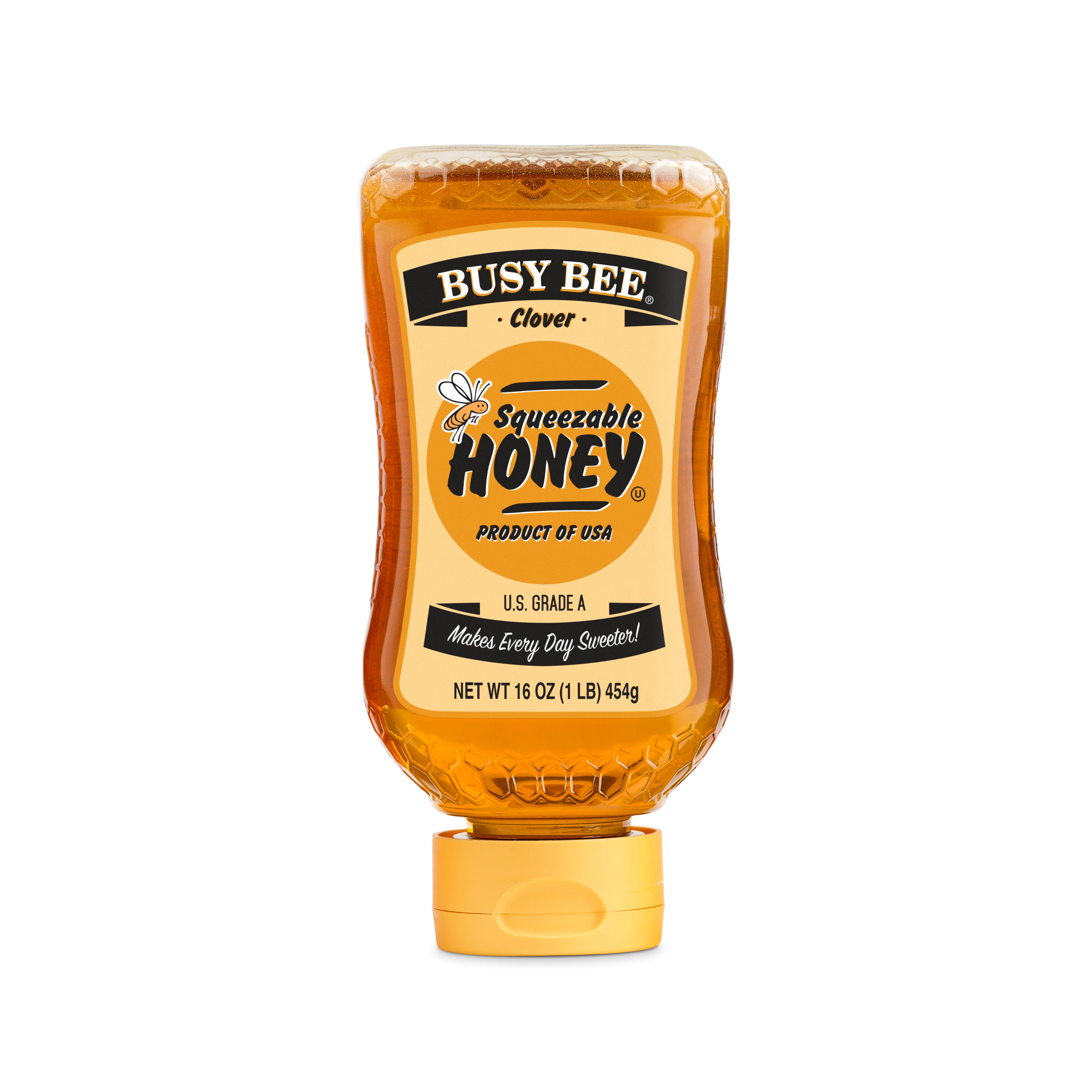 Busy Bee Clover Honey, 16 Oz Squeeze Bottle - Walmart.com