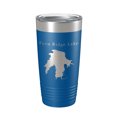 thumbnail image 1 of Fern Ridge Lake Map Tumbler Travel Mug Insulated Laser Engraved Coffee Cup Oregon 20 oz Royal Blue, 1 of 1