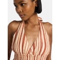 thumbnail image 4 of No Boundaries Smocked Cotton Halter Mini Dress, Women's XXS-XXL, 4 of 5