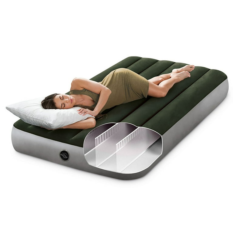 INTEX DURA-BEAM STANDARD エアーベッド×2 Intex Dura-Beam Standard Series Twin Size Air Mattress Bed