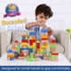 thumbnail image 2 of Pidoko Bloques de madera para niños  100 piezas  Bloques de construcción para niños pequeños  Incluye contenedor de almacenamiento con tapa clasificadora de formas  Bloques de madera dura lisa y d, 2 of 6