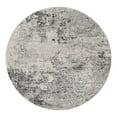 thumbnail image 3 of Unique Loom Leipzig Collection Area Rug - Bach (5' 3" Round Gray/Ivory), 3 of 7