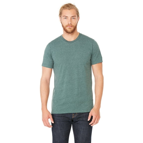 Bella Canvas Men's Taped Shoulders Crewneck T-Shirt, Style C3001