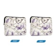 thumbnail image 2 of WOBOGO Purple Lavender and Butterfly Laptop Sleeve 15.7 inch Lightweight Zipper Design Soft Padded Protection Against Scratches and Impacts, 2 of 8