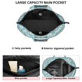 thumbnail image 3 of Blue Daisy Flower Pattern Travel Tote Bags for Women Carry On,Large Weekender Bags for Women Travel,Multi Functional Duffle Bag for Work,Shopping,Sports, 3 of 5