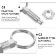 thumbnail image 4 of SHISUYAN Steel Spring Pins for Garden Silver Color Durable and Portable 10pcs, 4 of 9