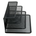 thumbnail image 3 of Triani Desk Mail Organizer, 1 Pack Office Small Letter Holder Sorter Desktop File Organizer Metal Mesh with 3 Vertical Upright Compartments, Black, 3 of 7