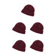 thumbnail image 3 of Minnieouse Gorros Otoño Invierno tejido Casual melón Beanie moda lana lindo sombrero a prueba de viento frío gorro accesorios regalos esquí rojo Type2 NO2 Minnieouse CBP268209, 3 of 4