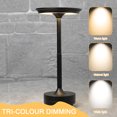 thumbnail image 3 of Lectura Moderna Lámpara Mesa LED Control Táctil 3 Colores para Restaurante Bar, 3 of 9