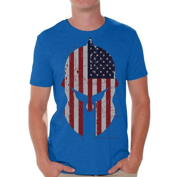 Awkward Styles Men's American Flag Graphic T-shirt Tops USA Flag Patriotic