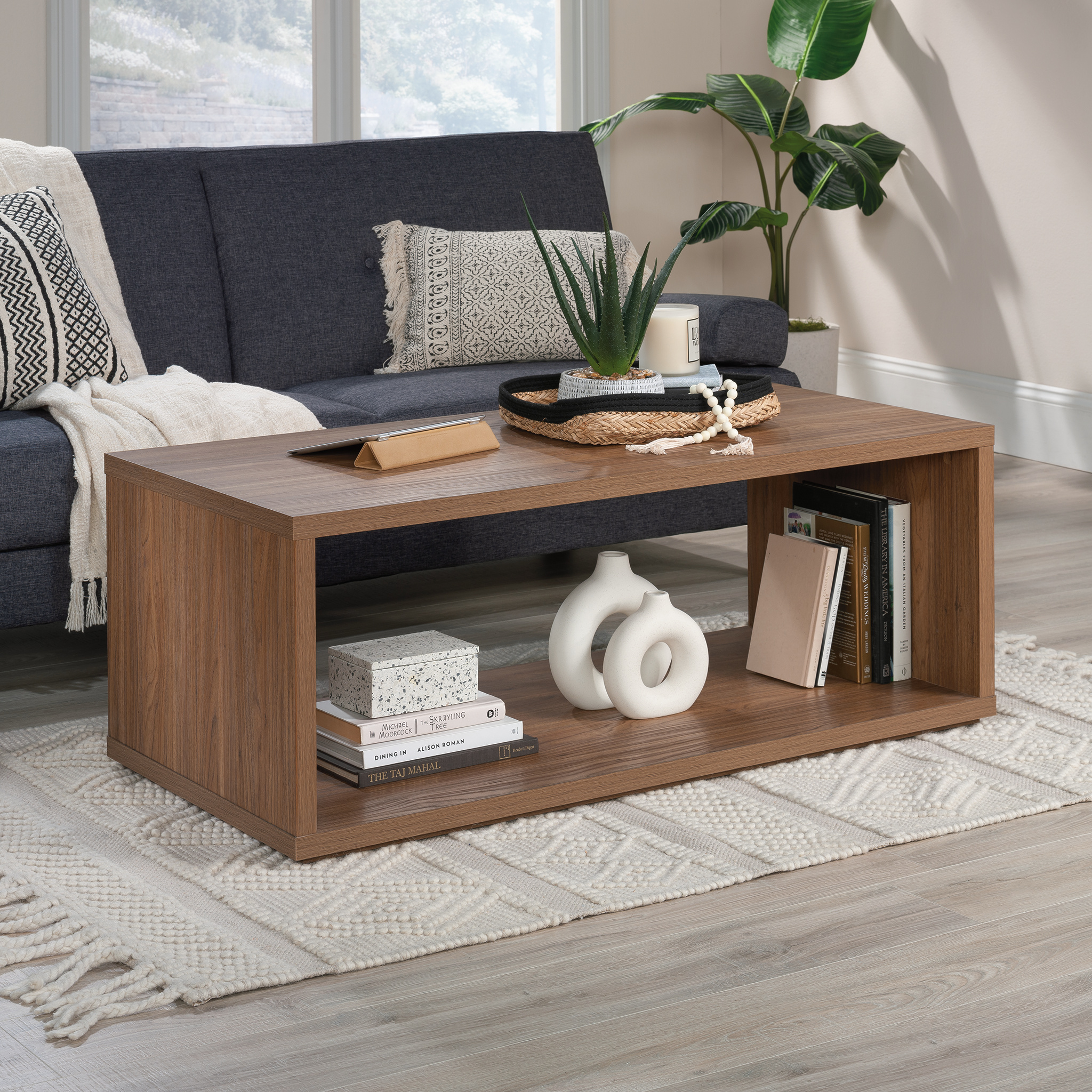 Mainstays Westley Coffee Table, Warm Walnut photo 1