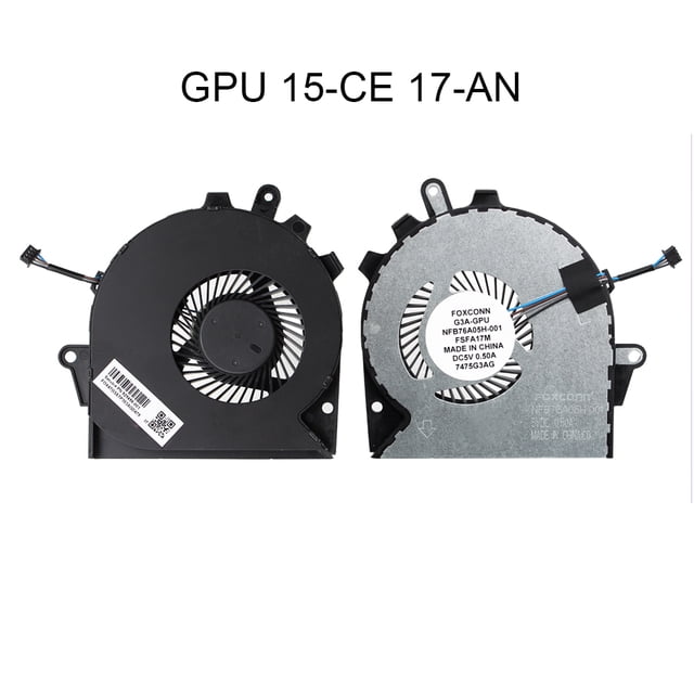 CPU GPU Cooling Fan Cooler For HP OMEN Pro 3plus 15-CE 15-CE000 TPN-Q194 929456 929455-001 G3A Graphics Card Fans Radiator GPU FAN