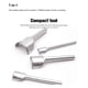 thumbnail image 4 of Kearding 7 unids/set, biselador de bordes de cuero para zapatos, herramienta de biselado de acero portátil, accesorios de herramientas manuales Suministros de marroquinería, 4 of 6