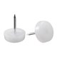 thumbnail image 1 of Clavo para patas de muebles Unique Bargains, protector de patas de silla y mesa de 14mm blanco 20pcs 16mm, 1 of 4