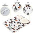 thumbnail image 4 of Coolnut Halloween Gnomes Dish Drying Mat Absorbent Reversible Drying Pad Dish Drainer Rack Mat for Kitchen Countertops Sinks,24"x18", 4 of 6