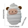 thumbnail image 3 of Binwennn Microwave Heatable Warm Hand Bag Female Friendly Reusable Hot Water Bag For Cold Comfort & Stomach Warming Easy Fill Design Explosion Proof Table Warmers for Yogurt Hand And Feet Warmer Packs, 3 of 6