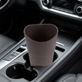 thumbnail image 1 of TABLETREANDS De Basura Para Auto Universal En Plástico Marrón Con Para Porta Vaso, 1 of 8