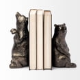 thumbnail image 2 of Metallic Tone Grizzly Bear Bookends, 2 of 5