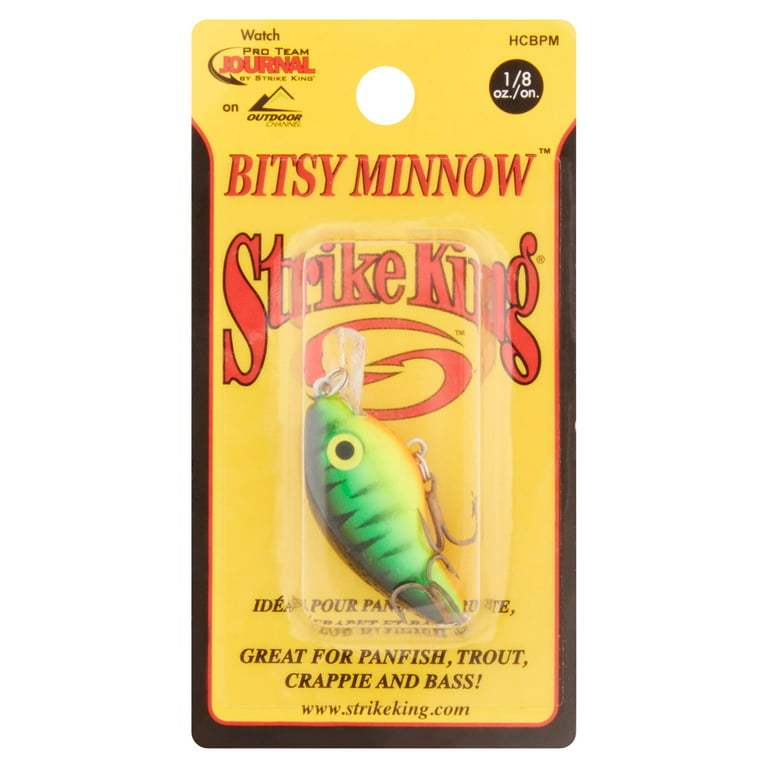 Strike King Bitsy Minnow - Fire Tiger