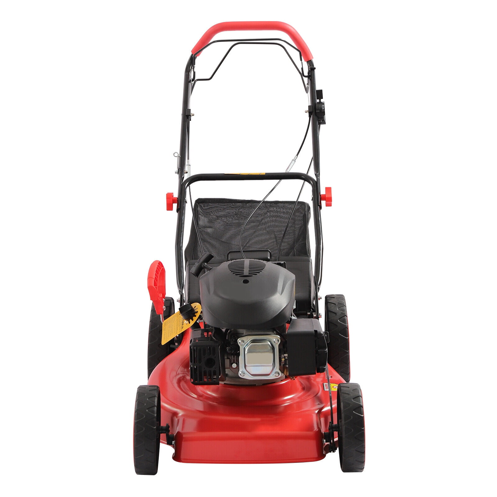 Miumaeov 20” 173cc 4-Cycle Gas Powered Self-Propelled Walk-Behind Lawn Mower, 8 Adjustable Heights