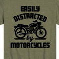 thumbnail image 3 of Instant Message - Easily Distracted By Motorcycles - Toddler & Youth Short Sleeve Graphic T-Shirt, 3 of 6