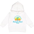thumbnail image 2 of Inktastic Summer Enjoy the Sunshine Huntington Beach California Blue Toddler Hoodie, 2 of 4