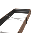 thumbnail image 4 of Panacea Expandable Raised Garden Bed - Rust Resistant Steel, Outdoor - 36 in Square, Brown, 4 of 7
