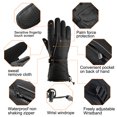 thumbnail image 4 of Advancent 1 par de guantes impermeables para ciclismo de invierno, guantes cálidos para bicicleta con pantalla táctil, guantes para bicicleta Ciclismo negro+reflectante L, 4 of 6