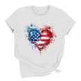 thumbnail image 4 of Womens American Flag Shirt 4th of July Shirts USA Patriotic Tee Tops, 4 of 6