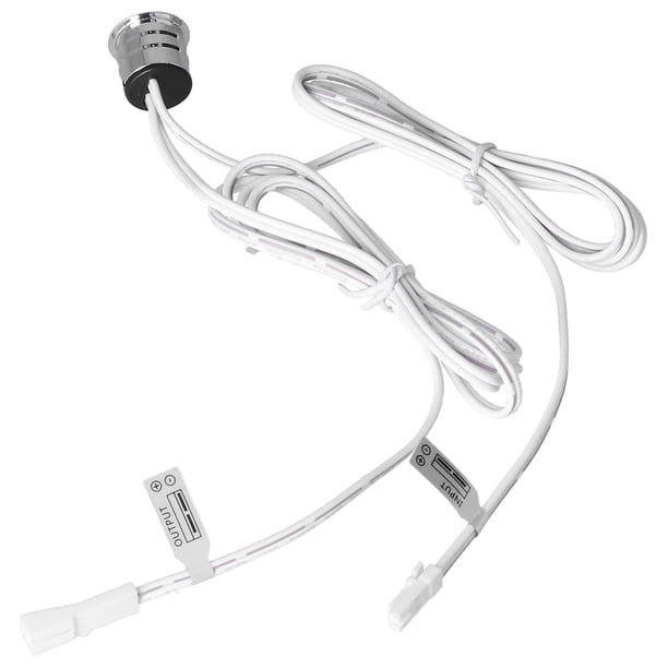 Interruptor táctil para luz de armario, interruptor táctil de amplio voltaje de 5 a 24 V CC, interruptor táctil para luz, interruptor táctil elegante y moderno
