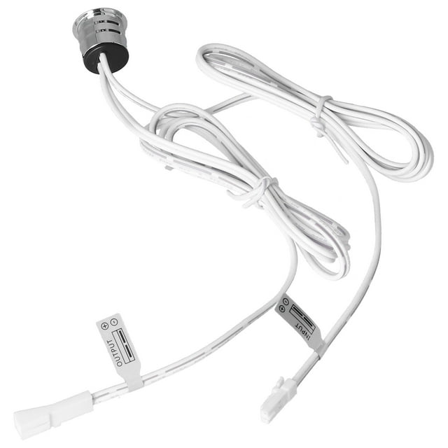 Interruptor táctil para luz de armario, interruptor táctil de amplio voltaje de 5 a 24 V CC, interruptor táctil para luz, interruptor táctil elegante y moderno