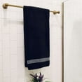 thumbnail image 3 of Sparkles Home  Stripe Rhinestone Bath Towel Gray, 3 of 5