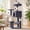 Deep Grey, variant on Telyra 44" Multi-Level Cat Tree Tower for Indoor Cats with Condo Scratching Post Kitten Toy and Hammock,Black Red