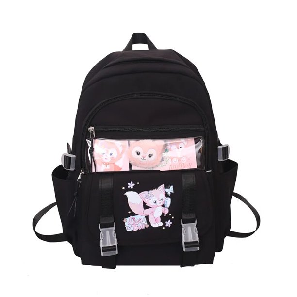 Sanrio-mochila de gran capacidad con dibujos animados para niños, mochila escolar de nailon con ventilación, regalo de cumpleaños, novedad de verano