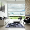 thumbnail image 6 of Ahgly Company Indoor Rectangle Abstract Blue Gray Abstract Area Rugs, 4' x 6', 6 of 6
