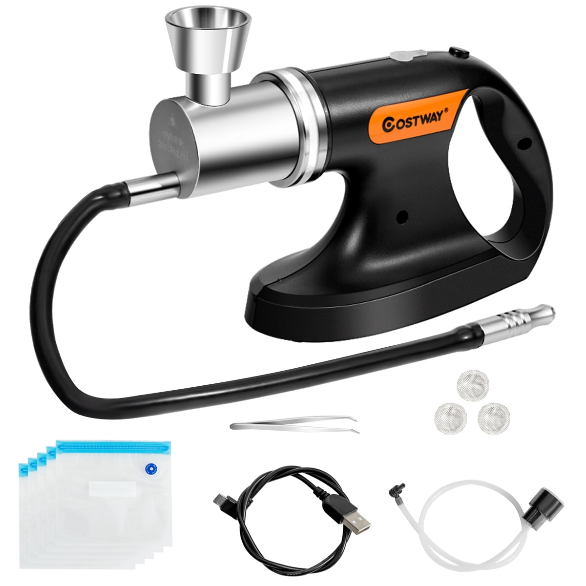 Costway Handheld Cold Smoking Gun Food Cocktails Smoke Infuser Vacuum