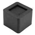 thumbnail image 2 of Lot de 4 rehausseurs de pieds de meubles en plastique PP antidérapant pour table, bureau, lit, canapé, couleur noire, 2 of 4