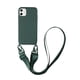 thumbnail image 2 of Funda de teléfono con cordón de silicona para iPhone 12 13 11 14 Pro Max 7Plus X XR XS Max Ultra con correa para el cuello, cordón cruzado para collar Tan Jianjun unisex, 2 of 2