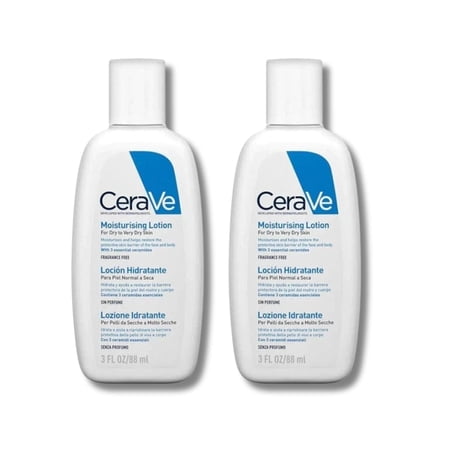 Cerave Moisturizing Lotion 88 ML Moisturizing Lotion for Dry Skin -2 Pack