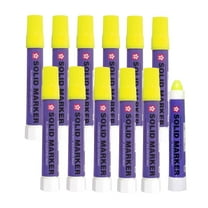 Sakura Solid Paint Markers - Permanent Marker Paint Pens - Window, Wood, & Glass Marker - Fluorescent Yellow Paint - 12 Pack